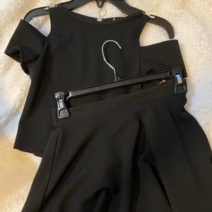 Two Piece Off the Shoulder Dress set